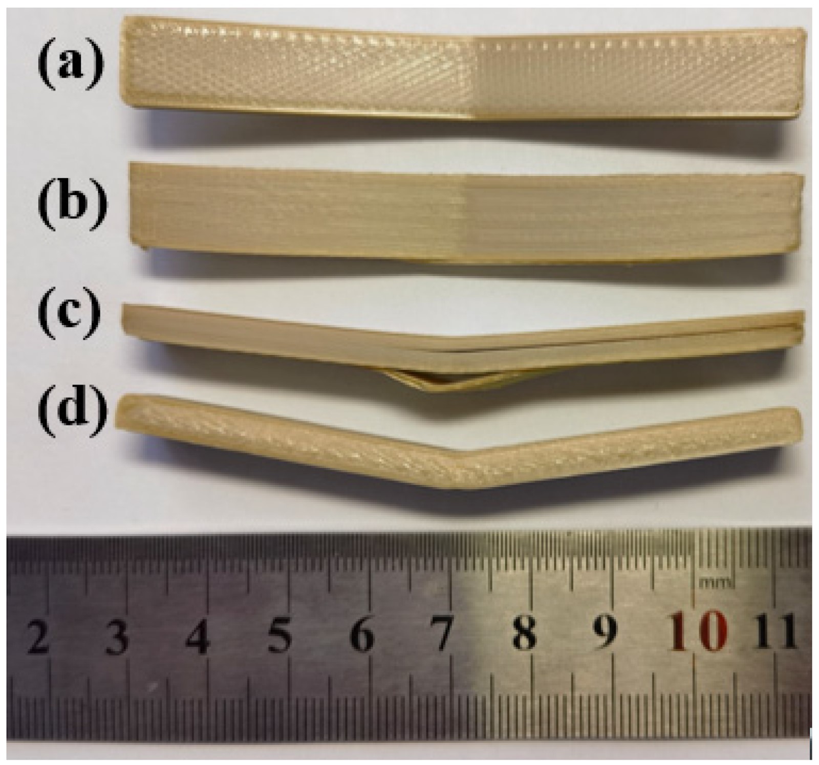 3D Printed PEEK debonding and delaminating due to poor interlayer bonding